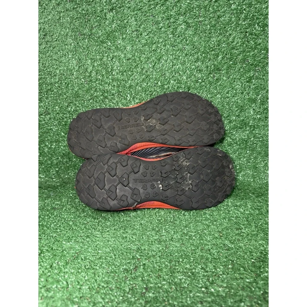 Merrell Kids Youth Size 5 Agility Peak Black Red Hiking Shoes Outdoor Sneakers